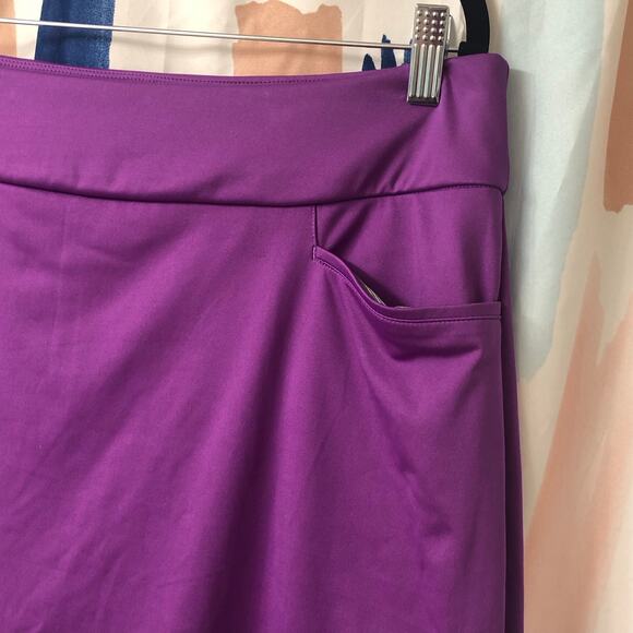 Adidas Women’s Solid Skort in Purple Size Long Large (LL) - Picture 3 of 11